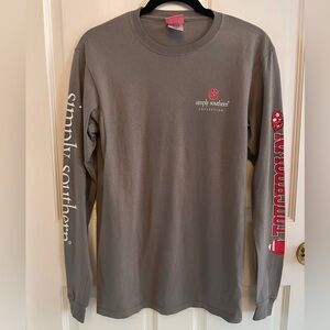 Simply Southern Long Sleeve Football Tee